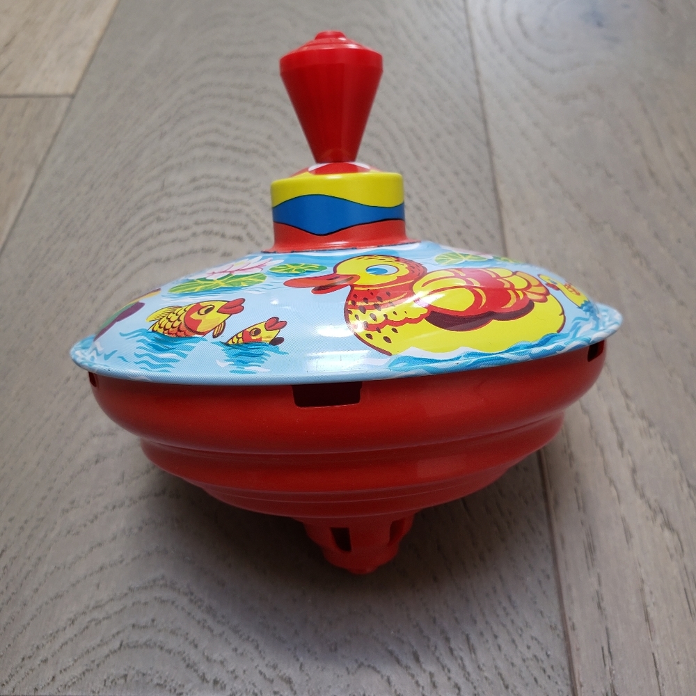 Toysmith Duck Humming/Spinning Top Toy